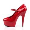 Pleaser - DELIGHT687 Talons plateforme - Rouge Product image